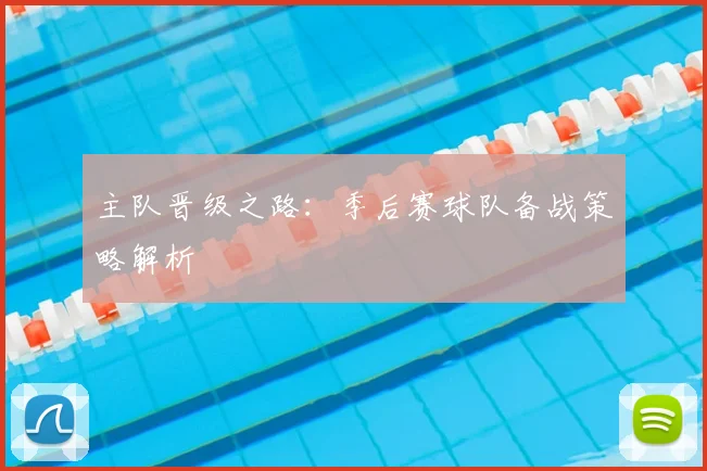 主队晋级之路：季后赛球队备战策略解析